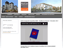 Tablet Screenshot of myriam-szwarc-architecte.fr